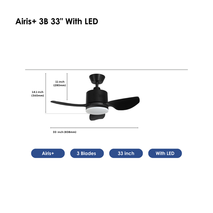 Crestar Airis+ Smart Ceiling Fan - Crestar Fan Singapore