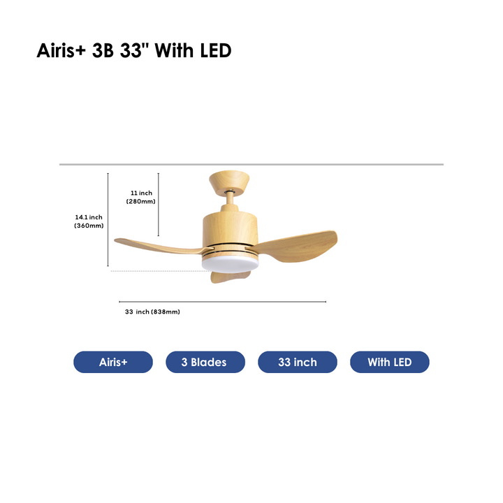 Crestar Airis+ Smart Ceiling Fan - Crestar Fan Singapore