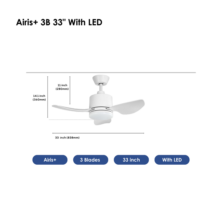 Crestar Airis+ Smart Ceiling Fan - Crestar Fan Singapore