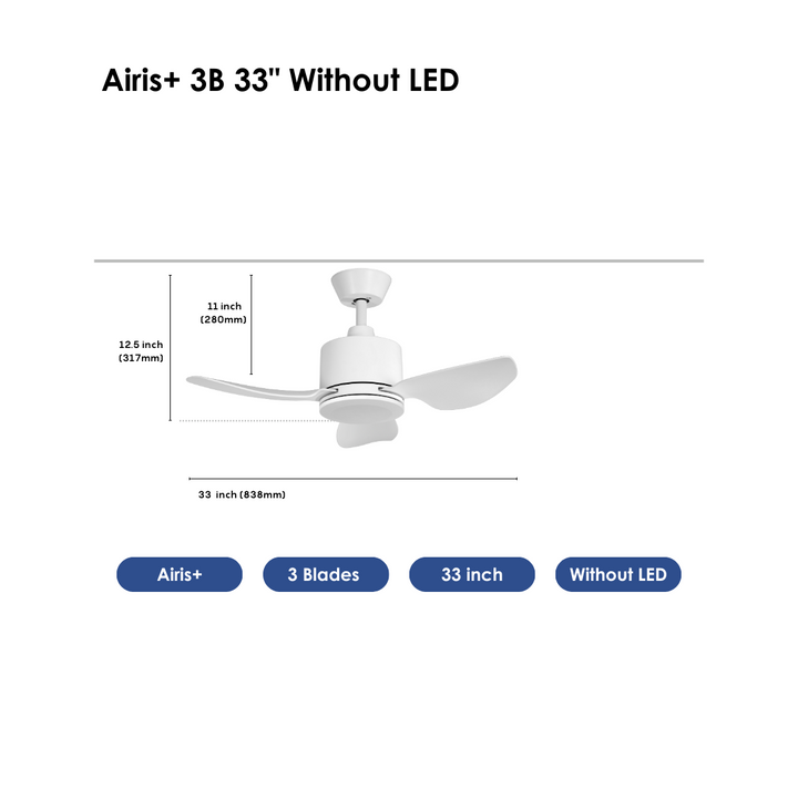 Crestar Airis+ Smart Ceiling Fan - Crestar Fan Singapore