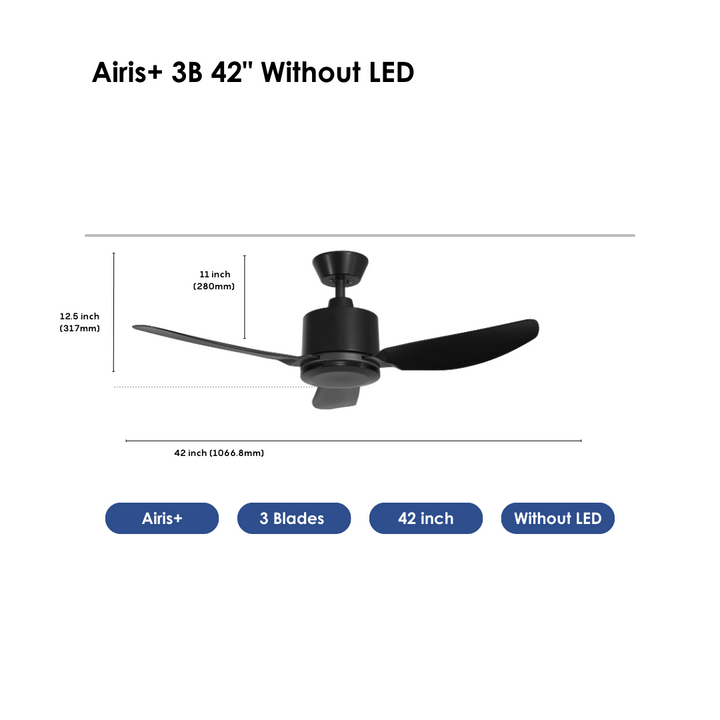 Crestar Airis+ Smart Ceiling Fan - Crestar Fan Singapore