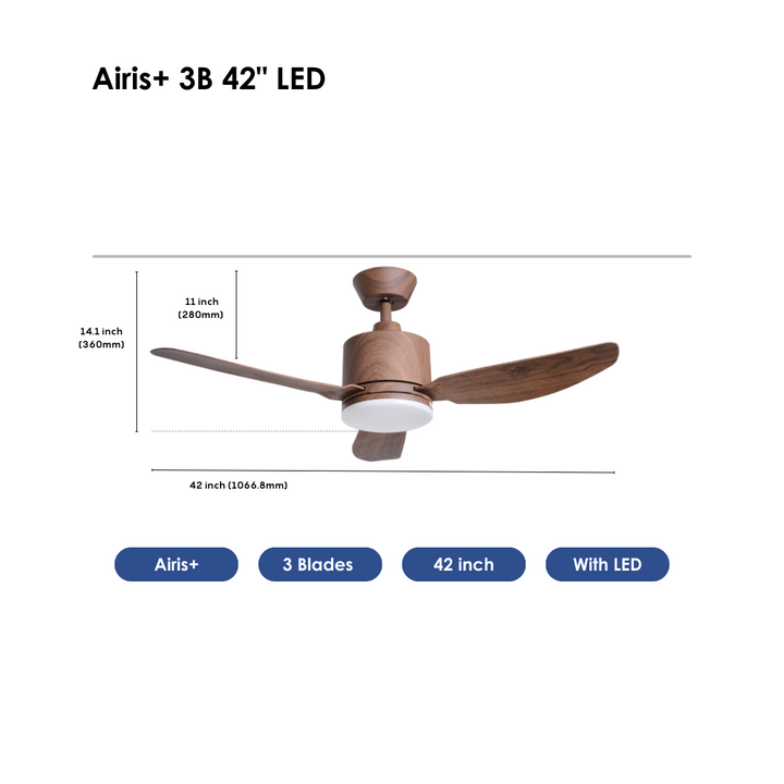 Crestar Airis+ Smart Ceiling Fan - Crestar Fan Singapore