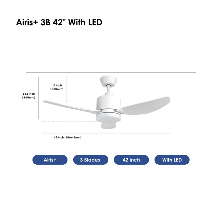 Crestar Airis+ Smart Ceiling Fan - Crestar Fan Singapore
