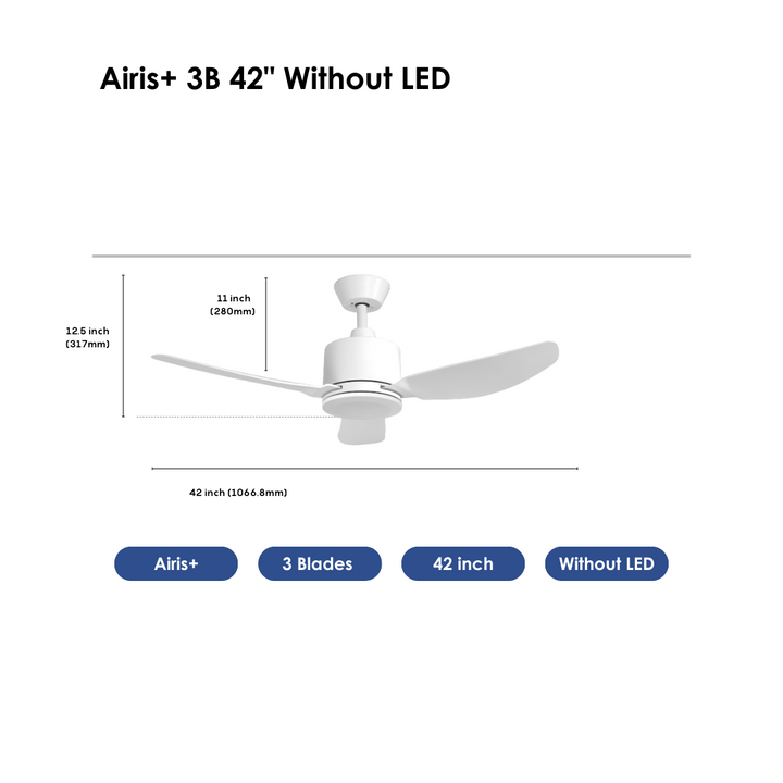 Crestar Airis+ Smart Ceiling Fan - Crestar Fan Singapore