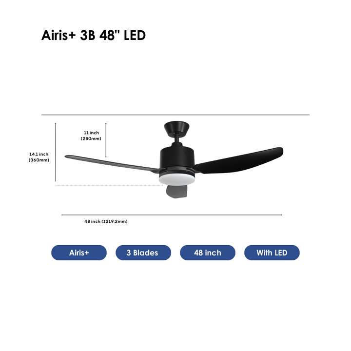 Crestar Airis+ Smart Ceiling Fan - Crestar Fan Singapore