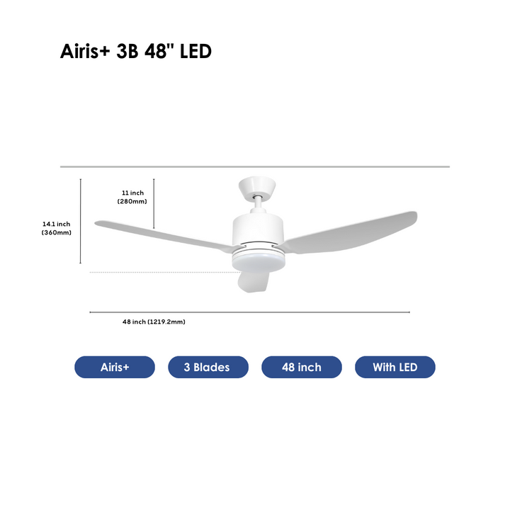 Crestar Airis+ Smart Ceiling Fan - Crestar Fan Singapore