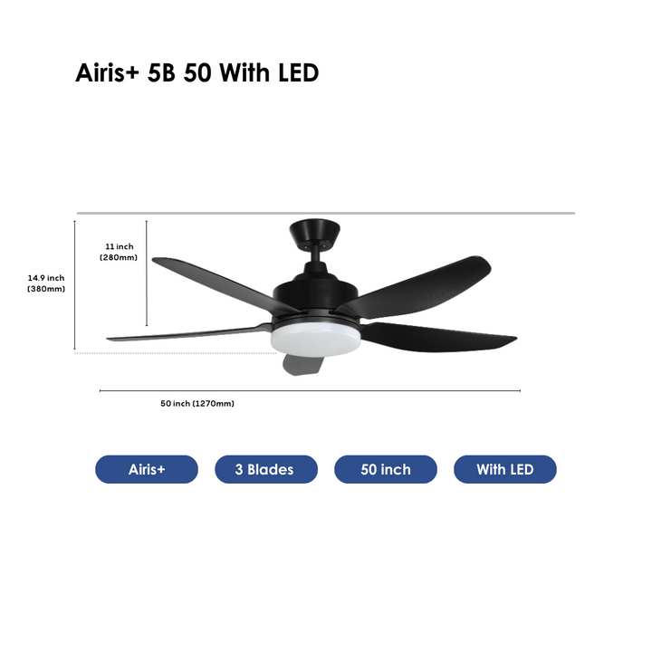 Crestar Airis+ Smart Ceiling Fan - Crestar Fan Singapore