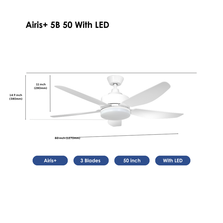 Crestar Airis+ Smart Ceiling Fan - Crestar Fan Singapore