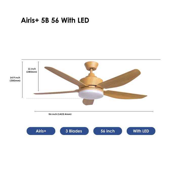 Crestar Airis+ Smart Ceiling Fan - Crestar Fan Singapore