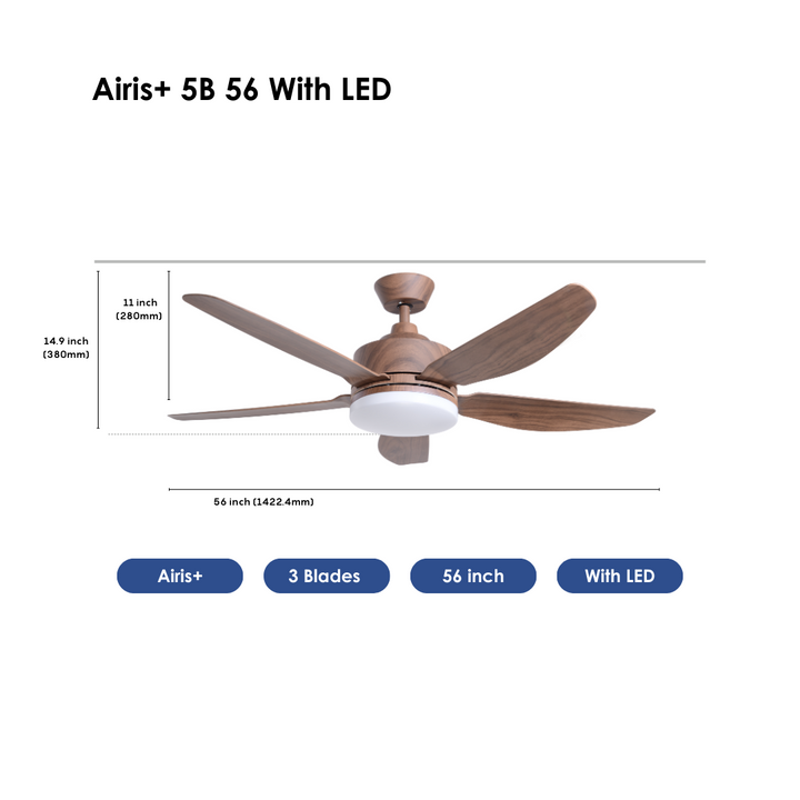 Crestar Airis+ Smart Ceiling Fan - Crestar Fan Singapore