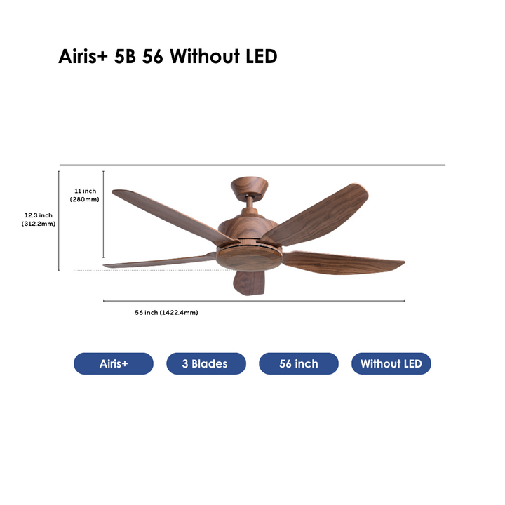 Crestar Airis+ Smart Ceiling Fan - Crestar Fan Singapore