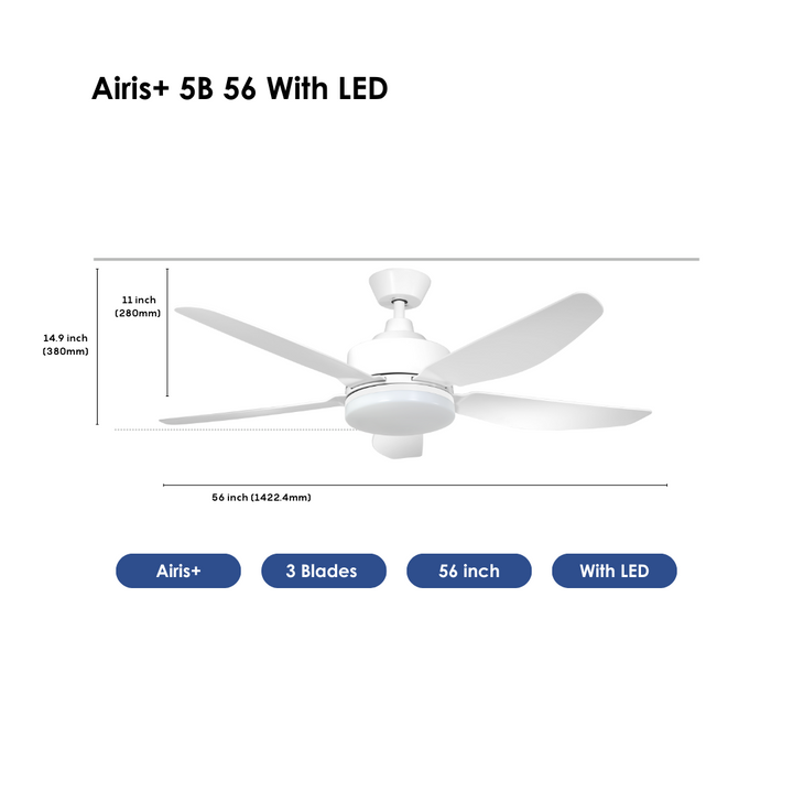 Crestar Airis+ Smart Ceiling Fan - Crestar Fan Singapore