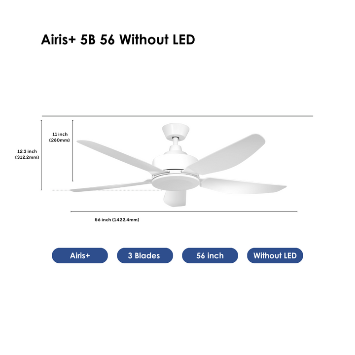 Crestar Airis+ Smart Ceiling Fan - Crestar Fan Singapore