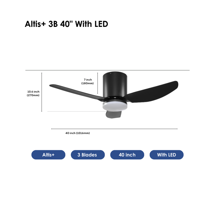 Crestar Altis+ Smart Ceiling Fan - Crestar Fan Singapore