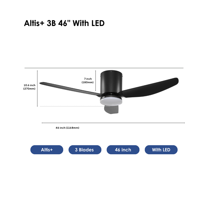 Crestar Altis+ Smart Ceiling Fan - Crestar Fan Singapore