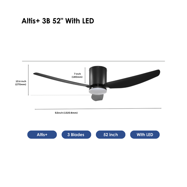 Crestar Altis+ Smart Ceiling Fan - Crestar Fan Singapore
