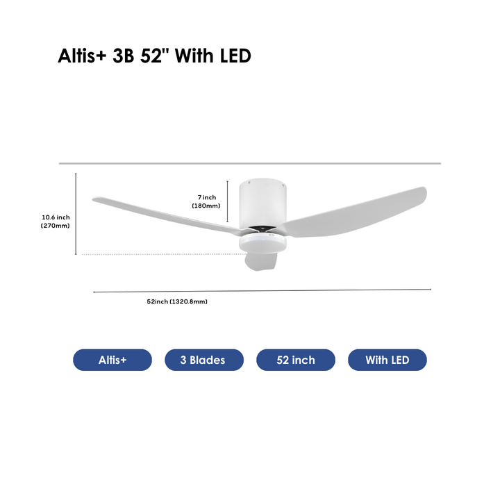 Crestar Altis+ Smart Ceiling Fan - Crestar Fan Singapore