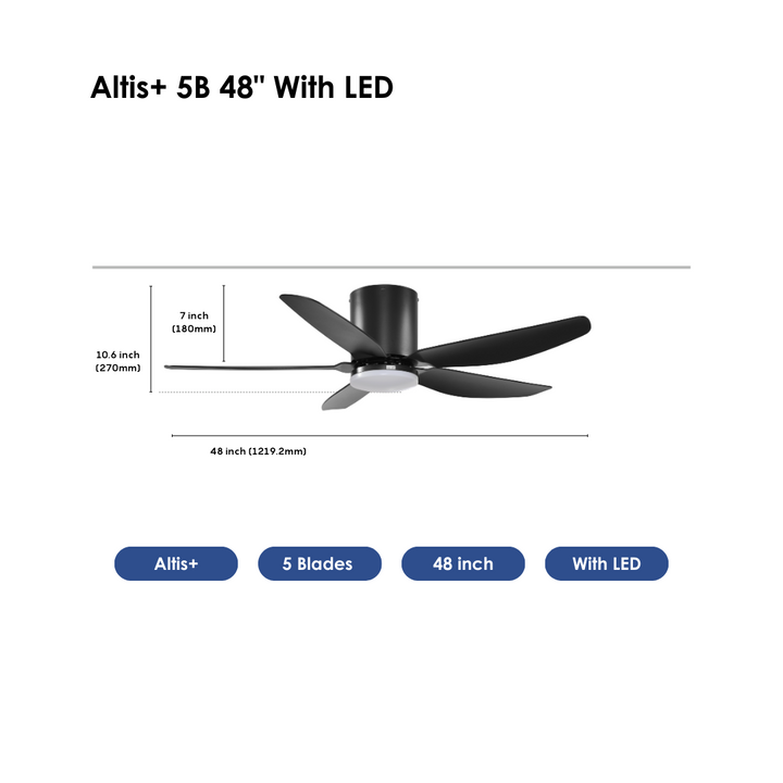 Crestar Altis+ Smart Ceiling Fan - Crestar Fan Singapore