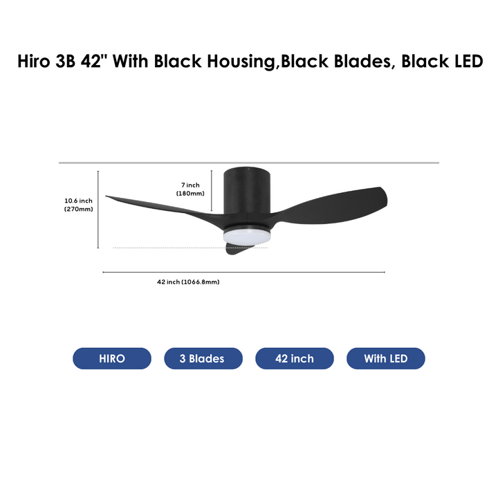 Crestar Hiro Smart Ceiling Fan - Crestar Fan Singapore