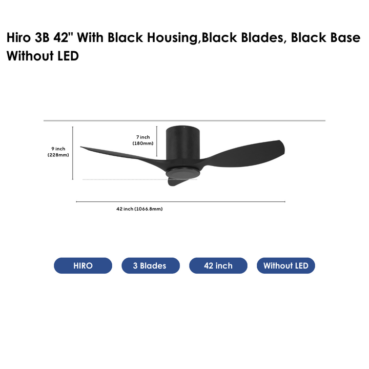 Crestar Hiro Smart Ceiling Fan - Crestar Fan Singapore