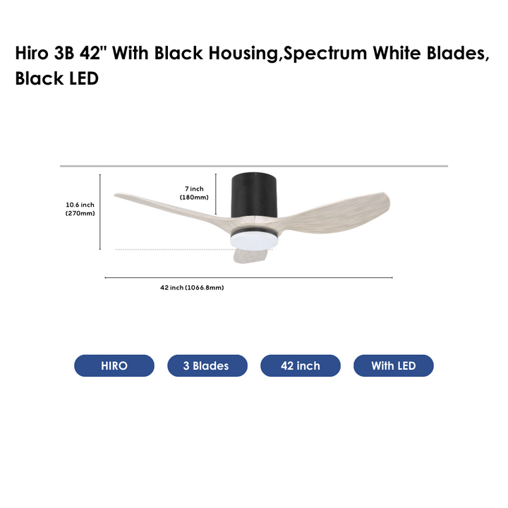 Crestar Hiro Smart Ceiling Fan - Crestar Fan Singapore
