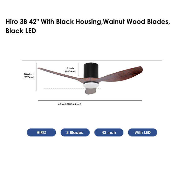 Crestar Hiro Smart Ceiling Fan - Crestar Fan Singapore