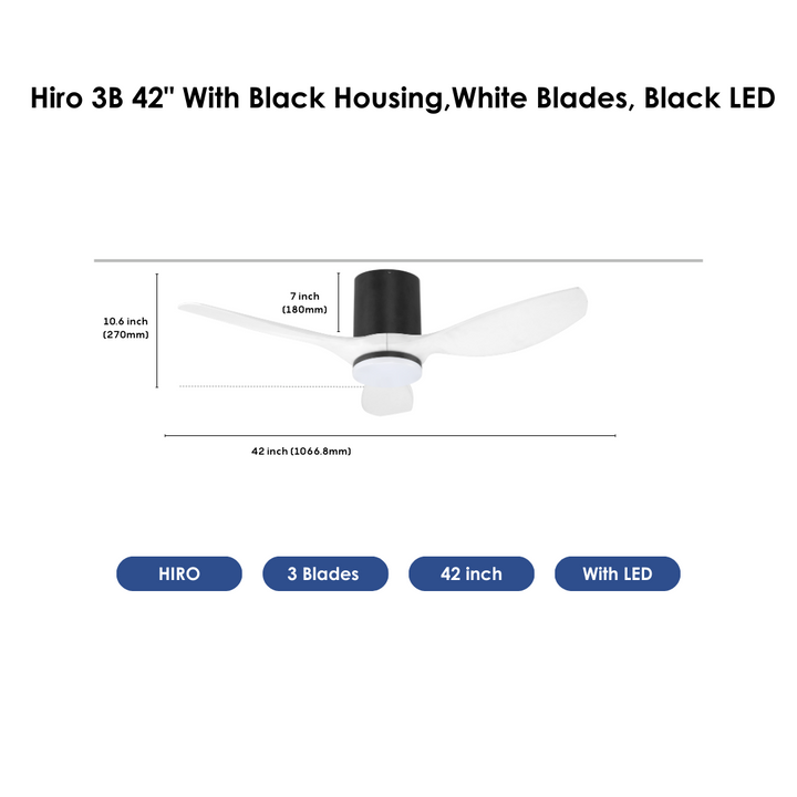 Crestar Hiro Smart Ceiling Fan - Crestar Fan Singapore