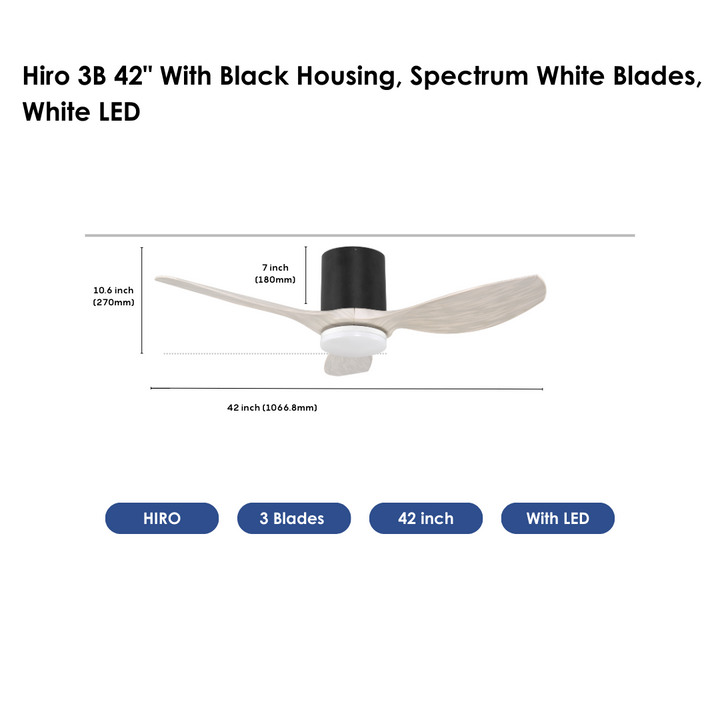 Crestar Hiro Smart Ceiling Fan - Crestar Fan Singapore