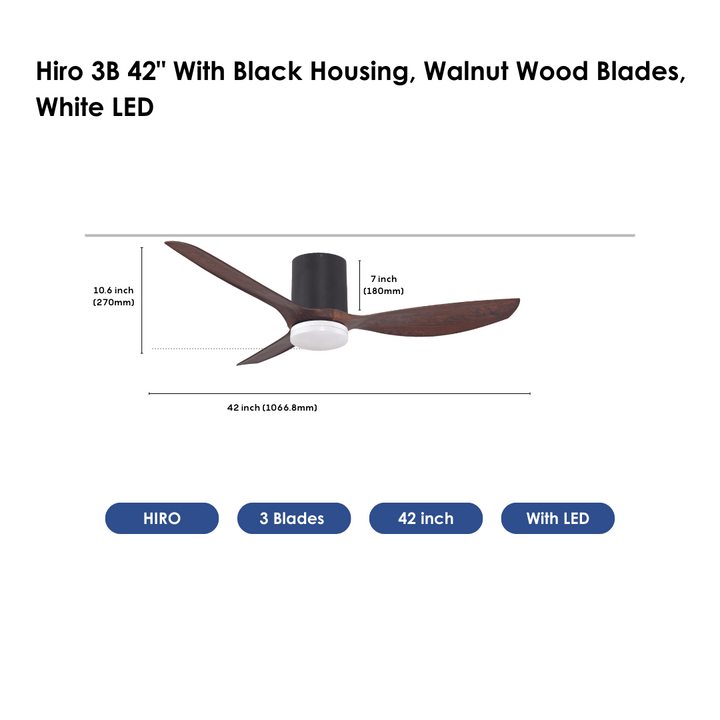 Crestar Hiro Smart Ceiling Fan - Crestar Fan Singapore