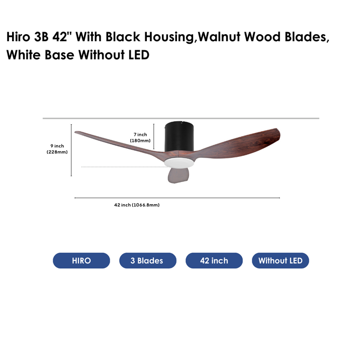 Crestar Hiro Smart Ceiling Fan - Crestar Fan Singapore