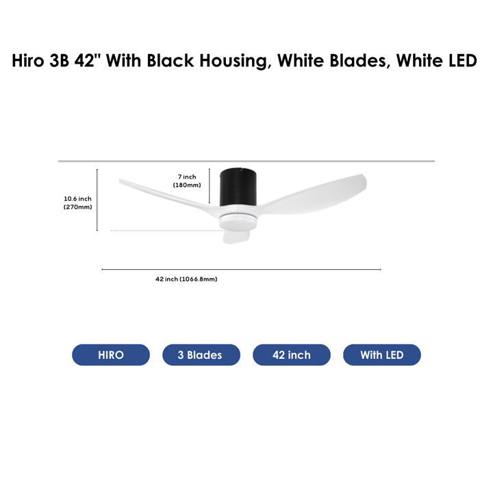 Crestar Hiro Smart Ceiling Fan - Crestar Fan Singapore