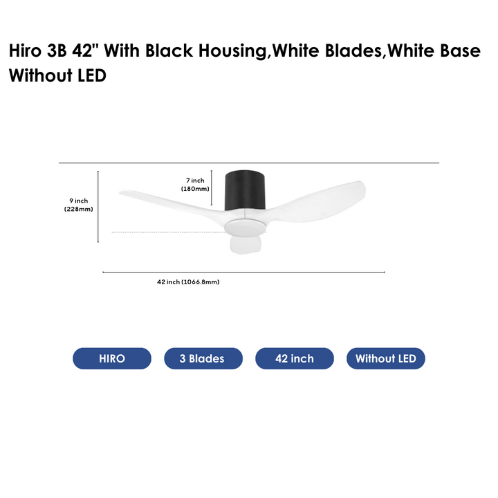 Crestar Hiro Smart Ceiling Fan - Crestar Fan Singapore