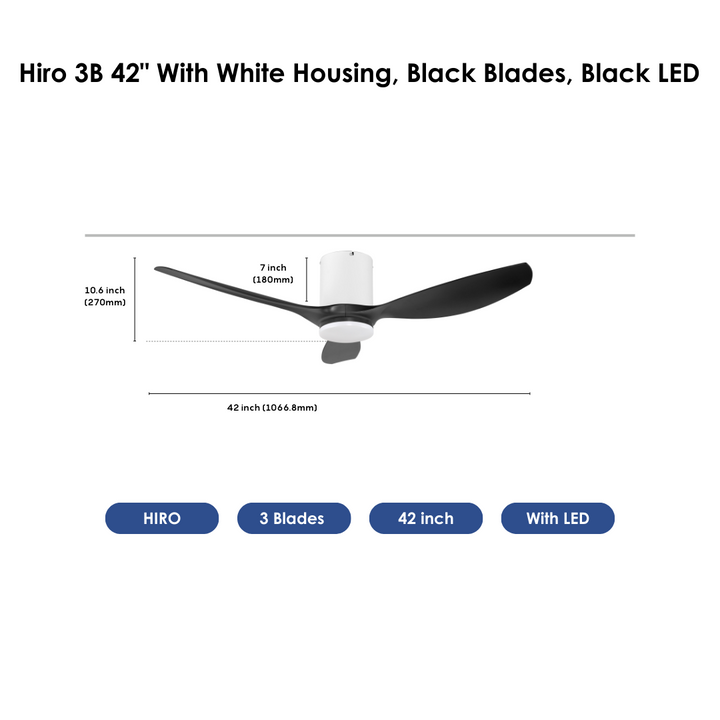 Crestar Hiro Smart Ceiling Fan - Crestar Fan Singapore