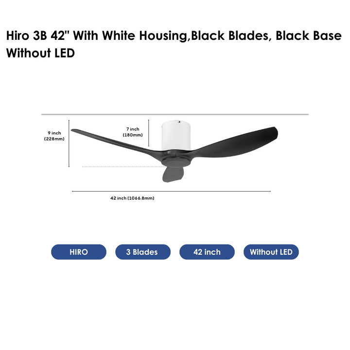 Crestar Hiro Smart Ceiling Fan - Crestar Fan Singapore