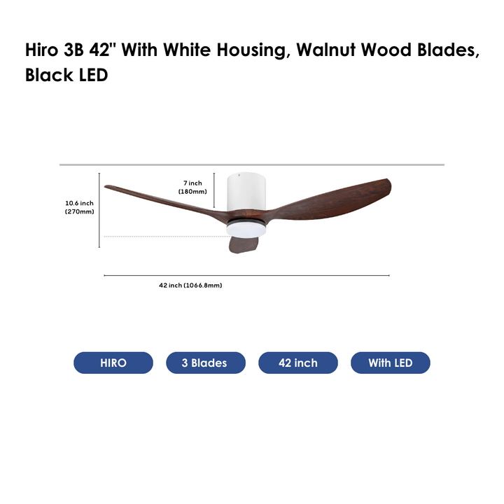 Crestar Hiro Smart Ceiling Fan - Crestar Fan Singapore