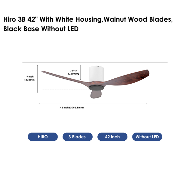 Crestar Hiro Smart Ceiling Fan - Crestar Fan Singapore