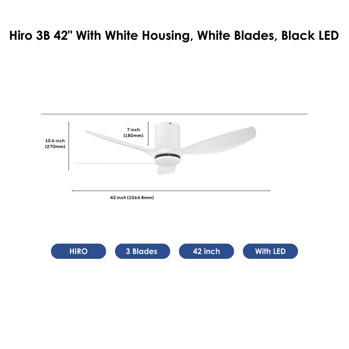 Crestar Hiro Smart Ceiling Fan - Crestar Fan Singapore