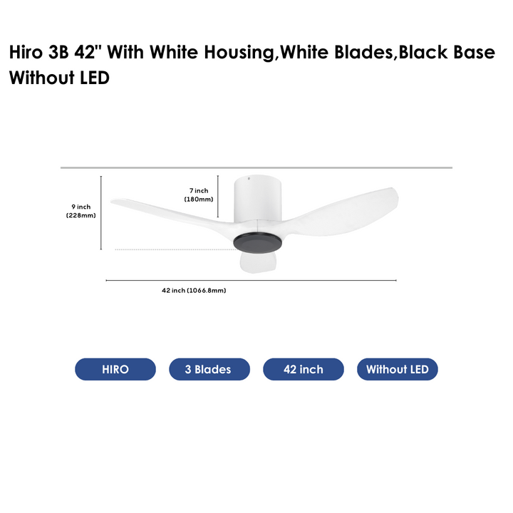 Crestar Hiro Smart Ceiling Fan - Crestar Fan Singapore