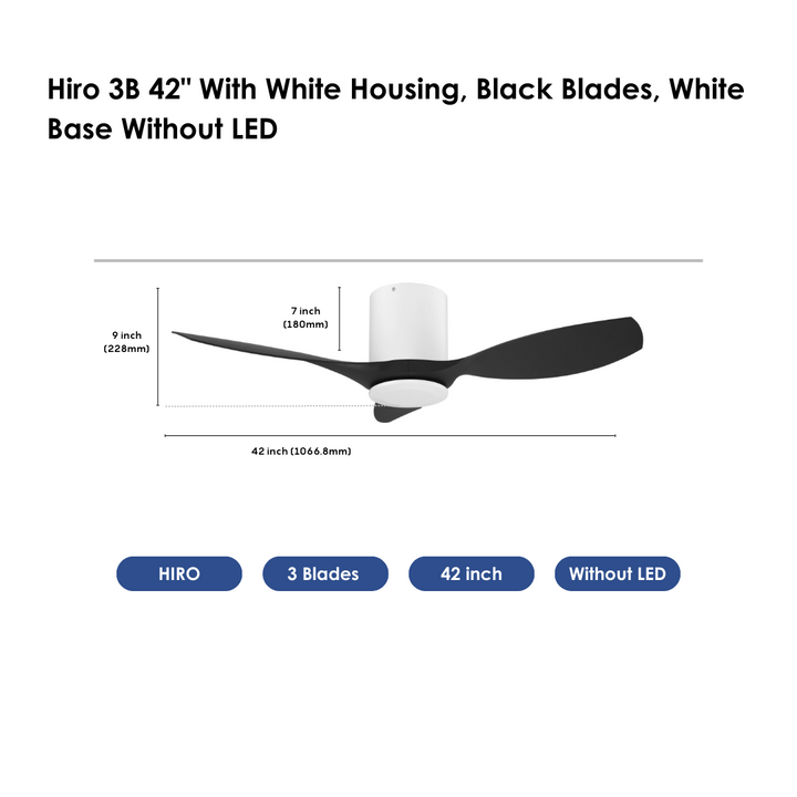 Crestar Hiro Smart Ceiling Fan - Crestar Fan Singapore