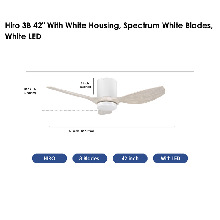 Crestar Hiro Smart Ceiling Fan - Crestar Fan Singapore
