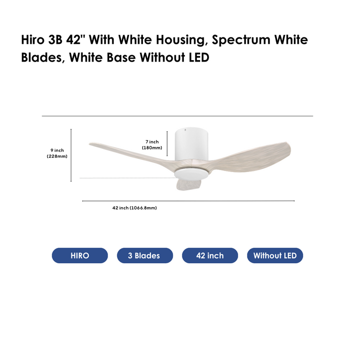 Crestar Hiro Smart Ceiling Fan - Crestar Fan Singapore