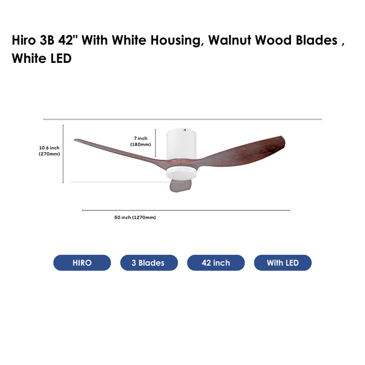 Crestar Hiro Smart Ceiling Fan - Crestar Fan Singapore