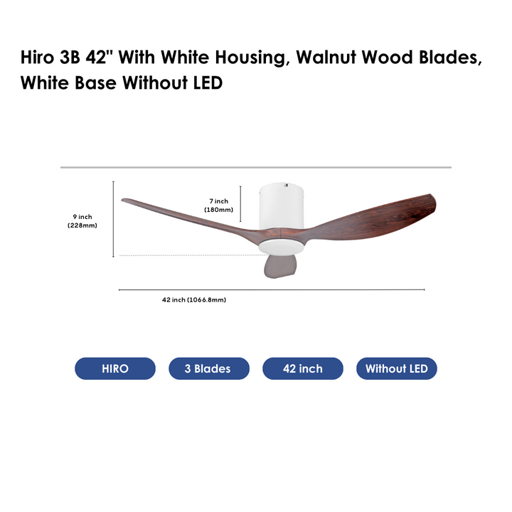 Crestar Hiro Smart Ceiling Fan - Crestar Fan Singapore
