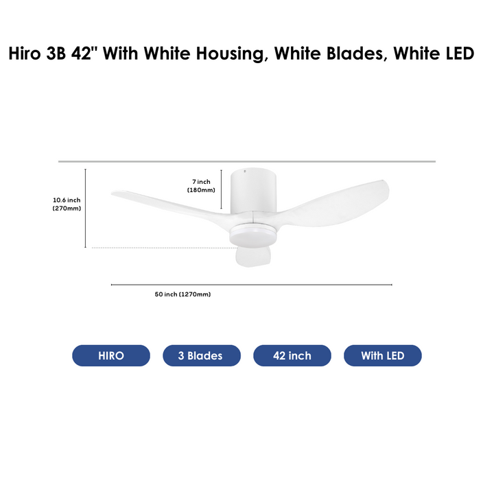 Crestar Hiro Smart Ceiling Fan - Crestar Fan Singapore