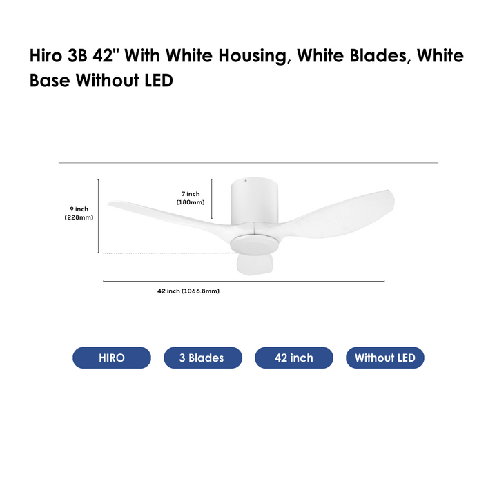 Crestar Hiro Smart Ceiling Fan - Crestar Fan Singapore