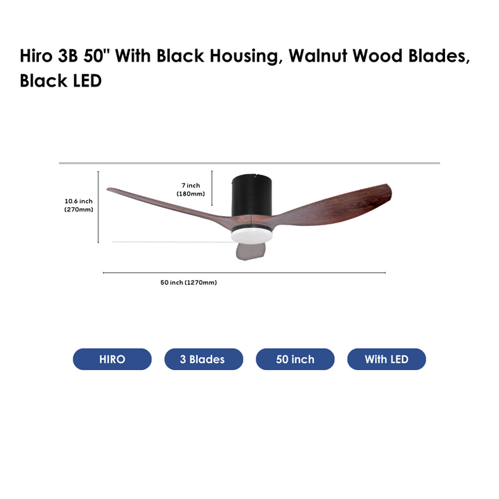 Crestar Hiro Smart Ceiling Fan - Crestar Fan Singapore