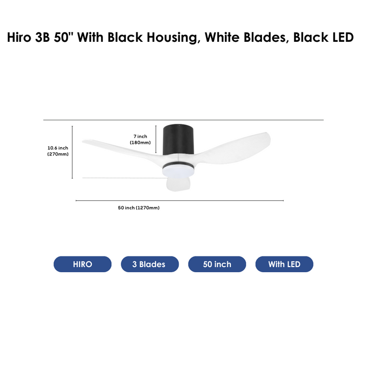 Crestar Hiro Smart Ceiling Fan - Crestar Fan Singapore