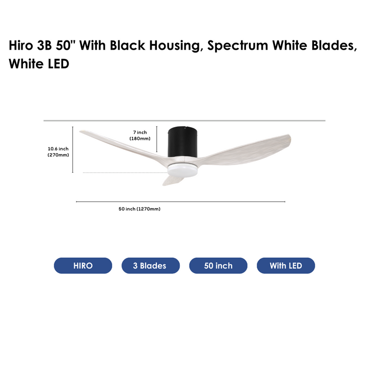 Crestar Hiro Smart Ceiling Fan - Crestar Fan Singapore