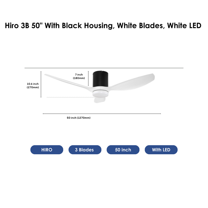 Crestar Hiro Smart Ceiling Fan - Crestar Fan Singapore
