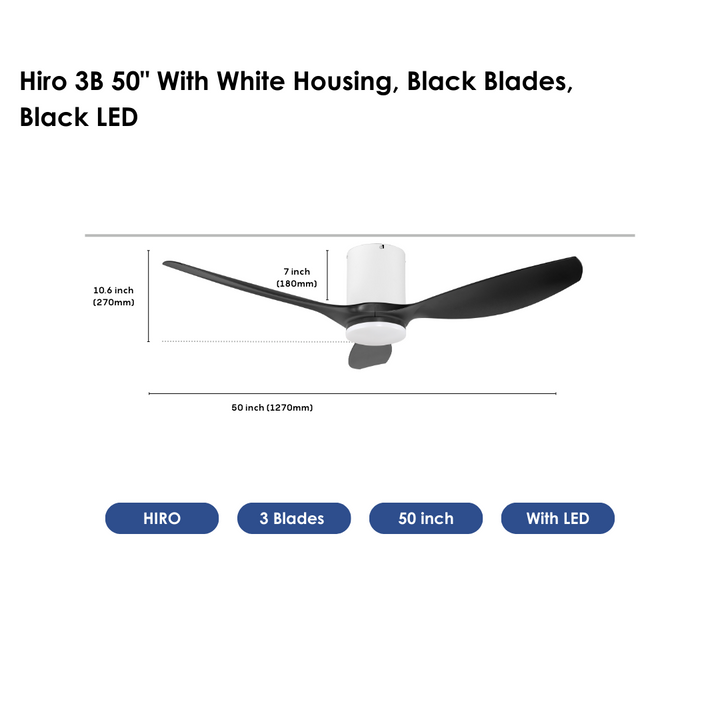 Crestar Hiro Smart Ceiling Fan - Crestar Fan Singapore